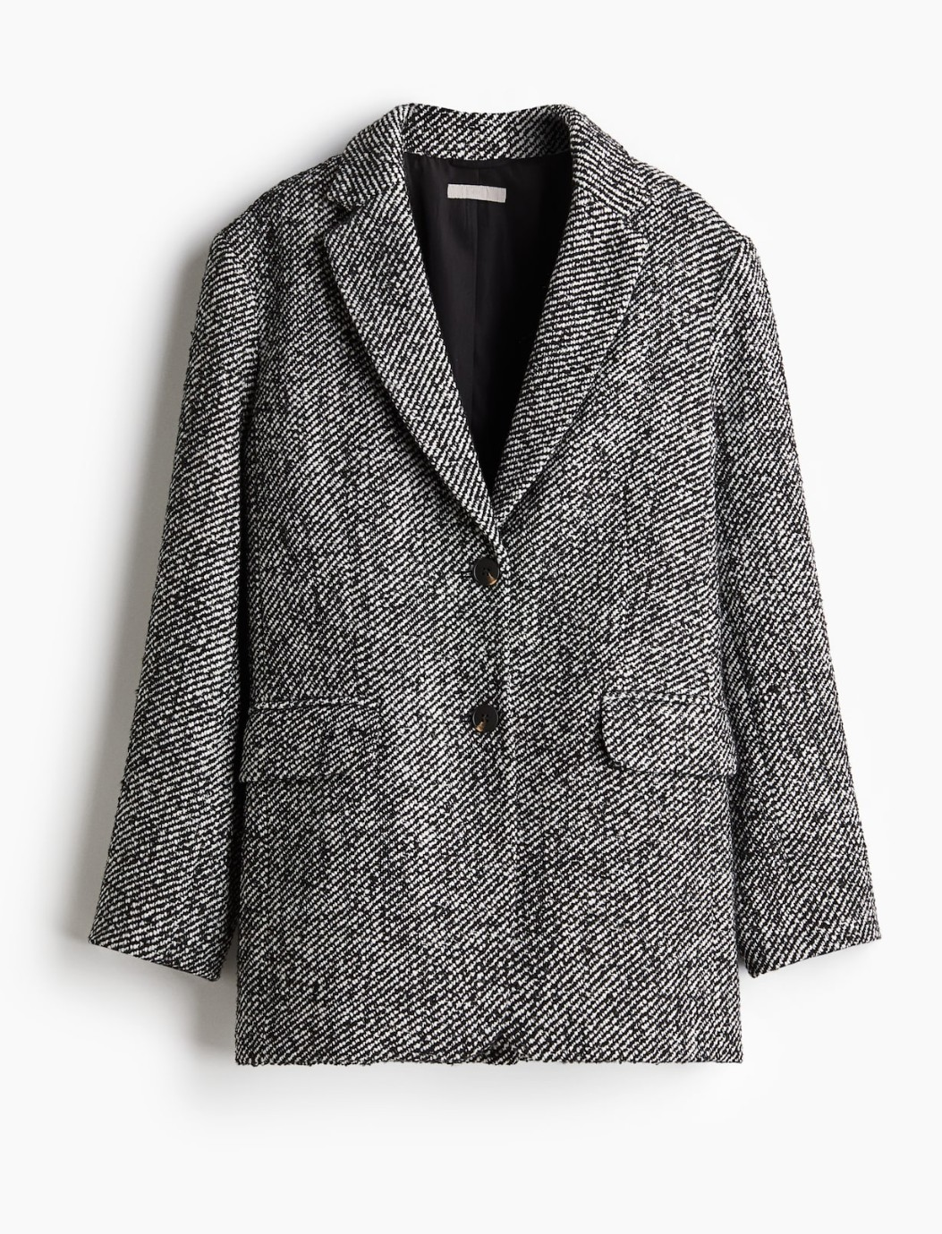H&M Oversized Herringbone Blazer