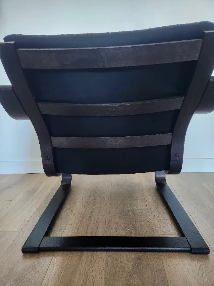 Ikea Poang low-back chair - Black image indicator(4)