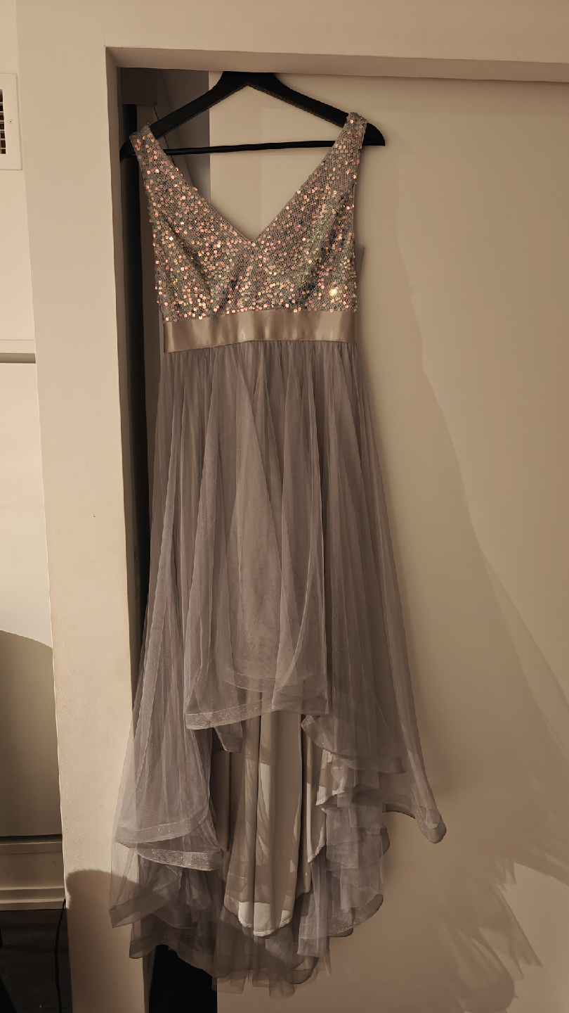Sequin Top Grey Dress - photo 2