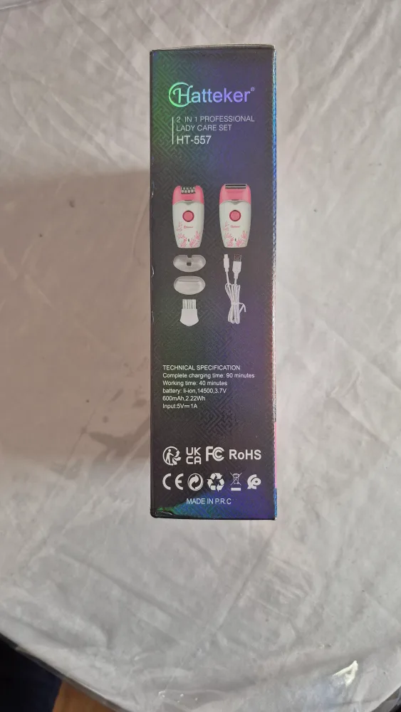 Hatteker HT-557 2 in 1 Lady Care Set - New! image indicator(4)