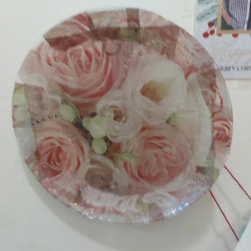 Floral Patterned Decorative Plate thumbnail