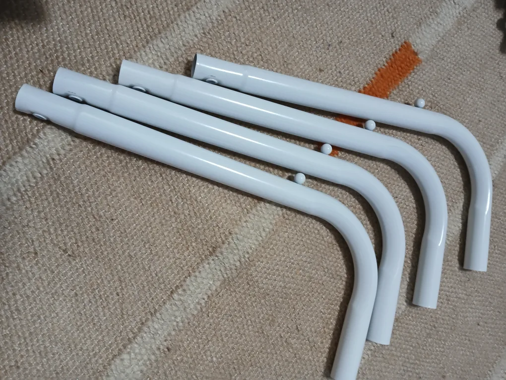 Laiensia White 2-tier Clothing Rack image indicator(8)