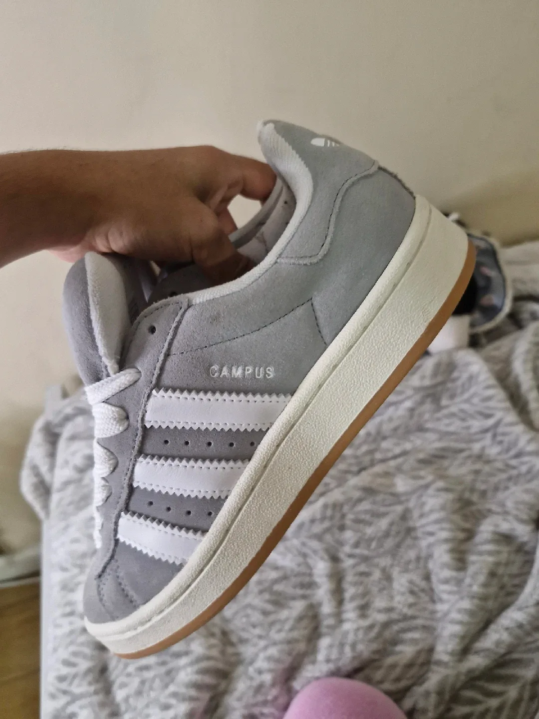 Adidas Campus Grey/White - Women's Size 5.5 image indicator(2)