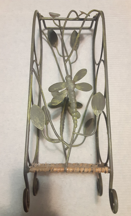 Metal Bottle Rack with Dragonfly Design - photo 5