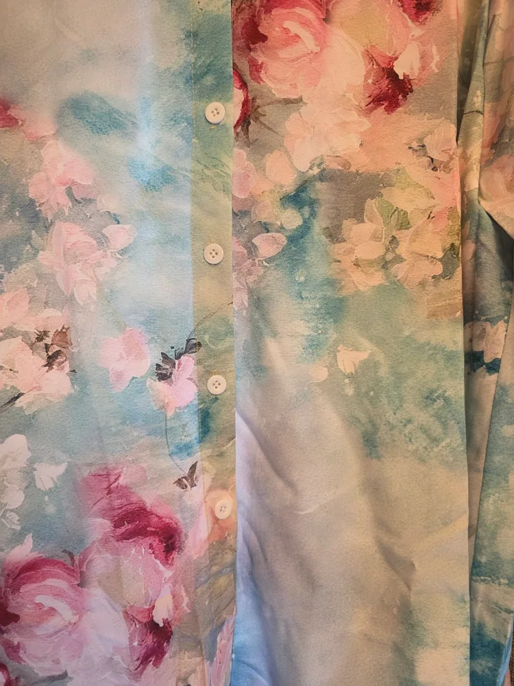 Floral Button-Up Shirt - Size 3XL image indicator(3)