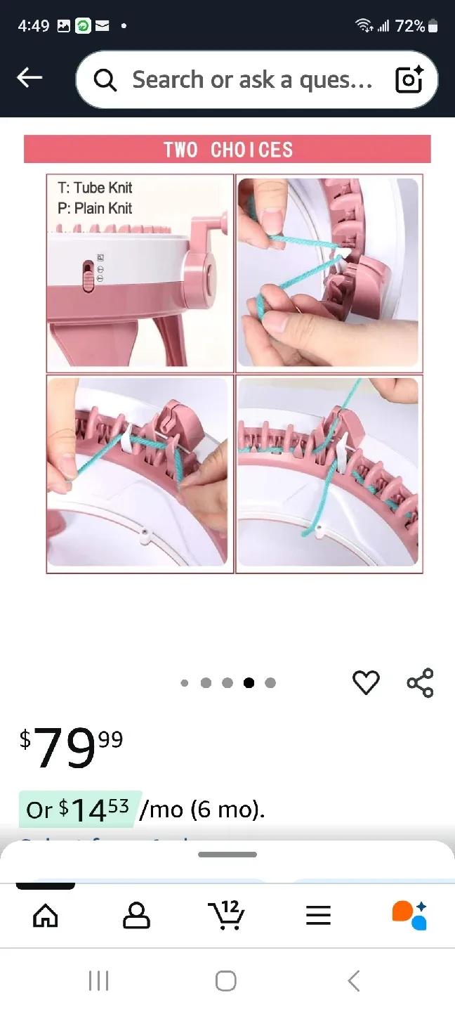 Sentro Knitting Machine image indicator(6)