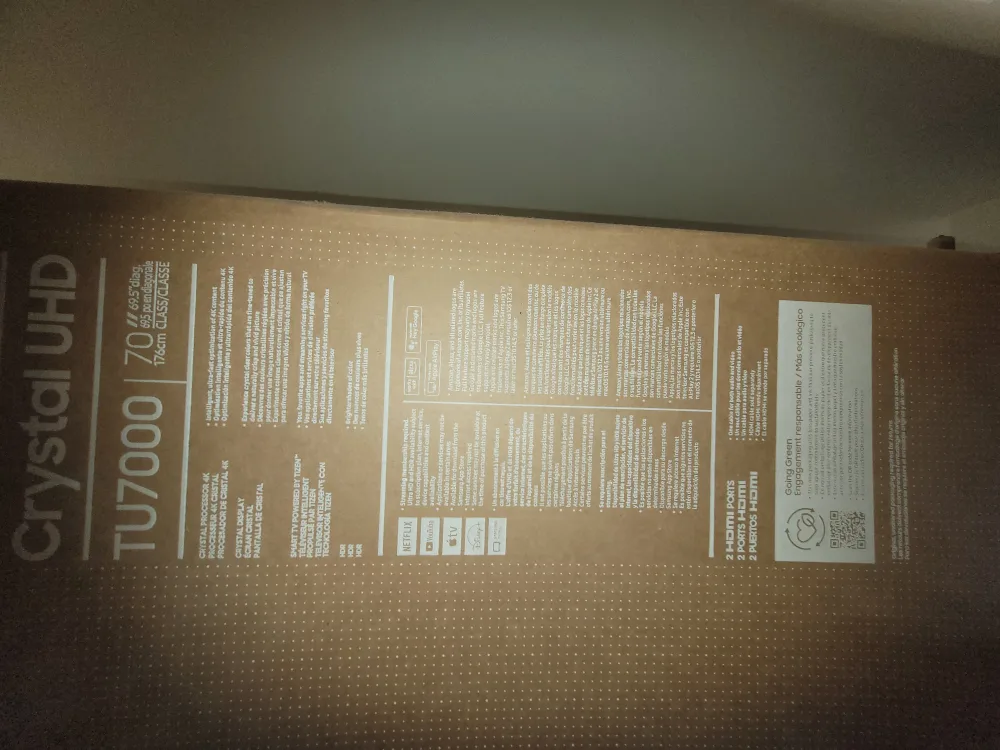 Samsung 70" Crystal UHD TU7000 TV image indicator(2)