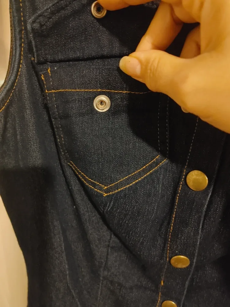 C'est Moi Denim Dress - Size Small image indicator(4)