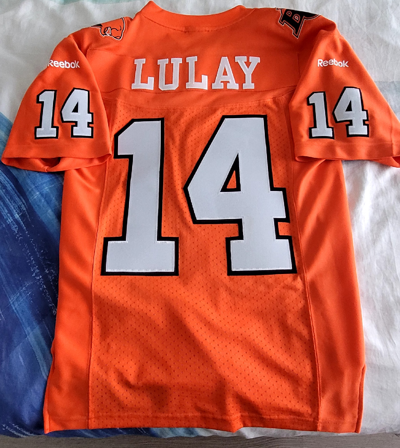 BC Lions Travis Lulay signed jersey for sale - $25