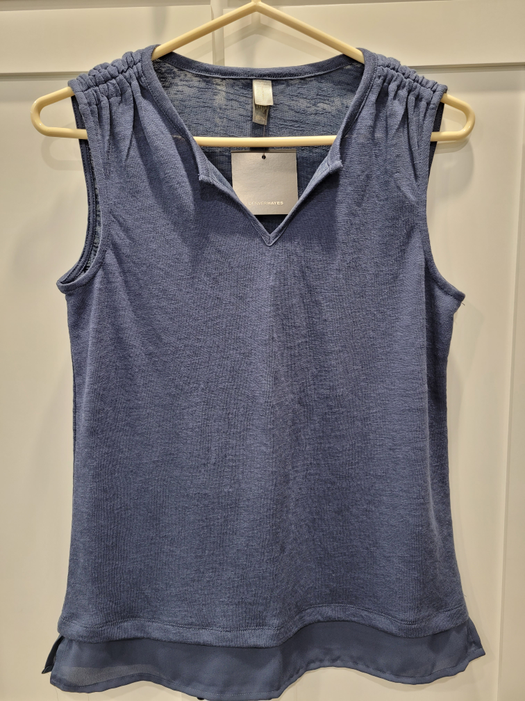 Denver Hayes Blue Tank Top XS