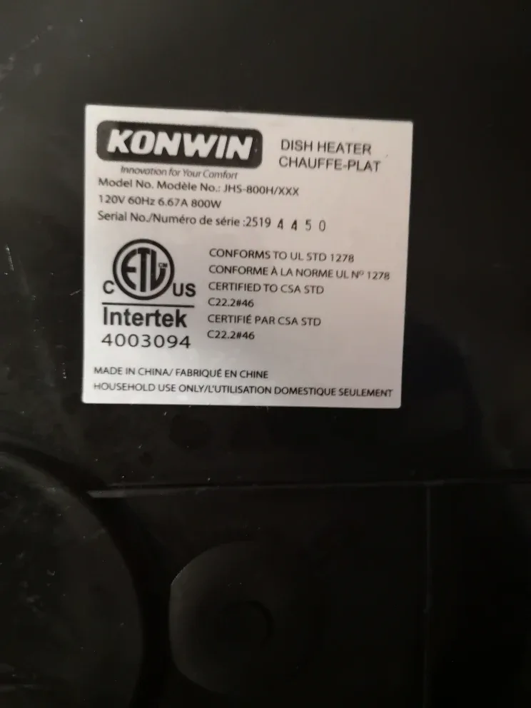 Konwin Oscillating Infrared Dish Heater image indicator(8)