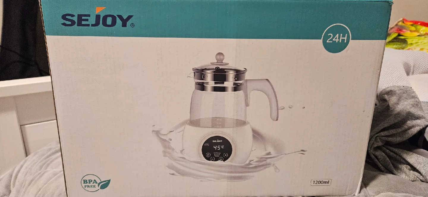 SEJOY Electric Baby Formula Kettle - New in Box! image indicator(3)