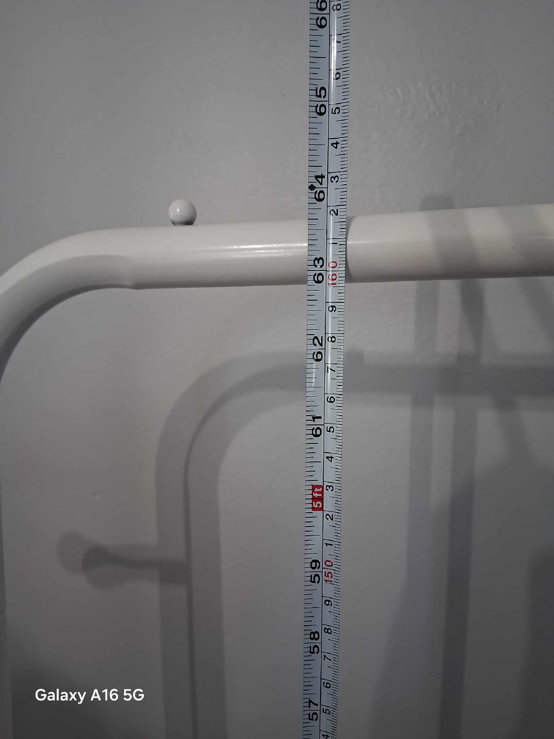 White Metal Rolling Clothes Rack - photo 5