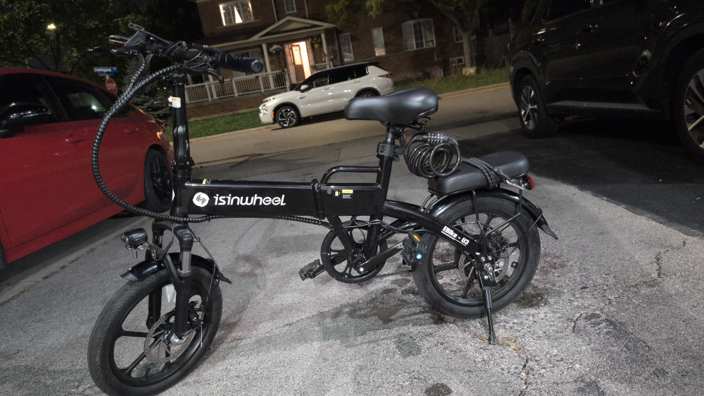 isinwheel eBike U3 Folding Electric Bike - Black - photo 2