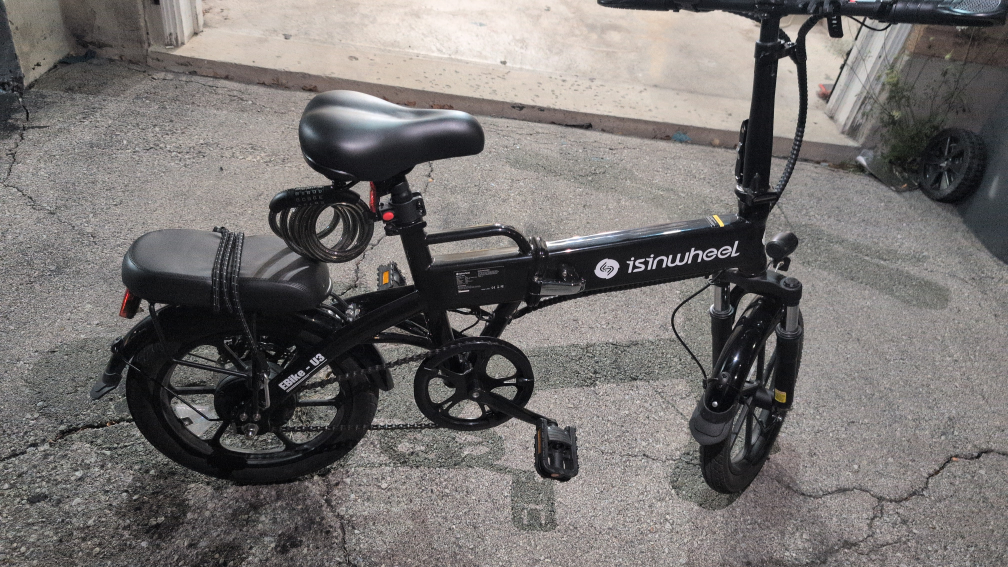 isinwheel eBike U3 Folding Electric Bike - Black - photo 4