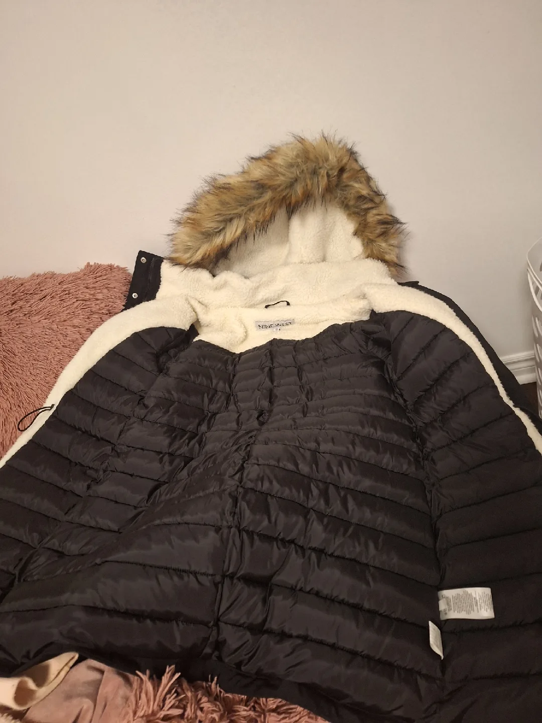 Nine West Black Winter Coat thumbnail