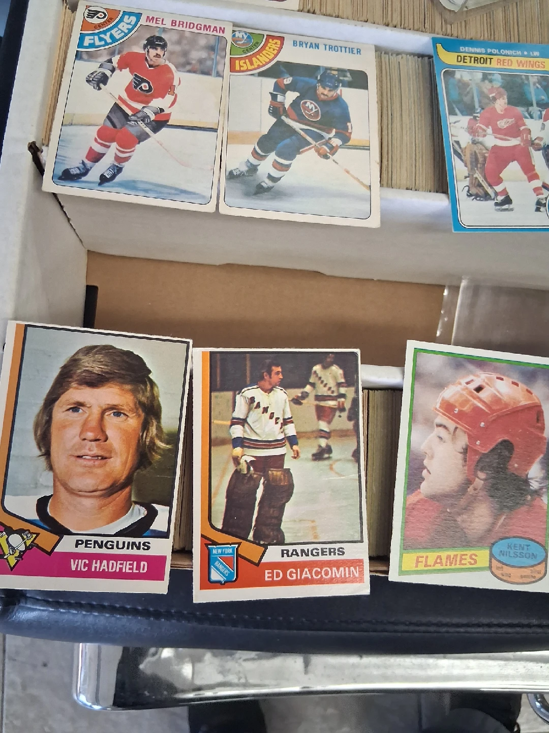 1970s and 80s hockey cards