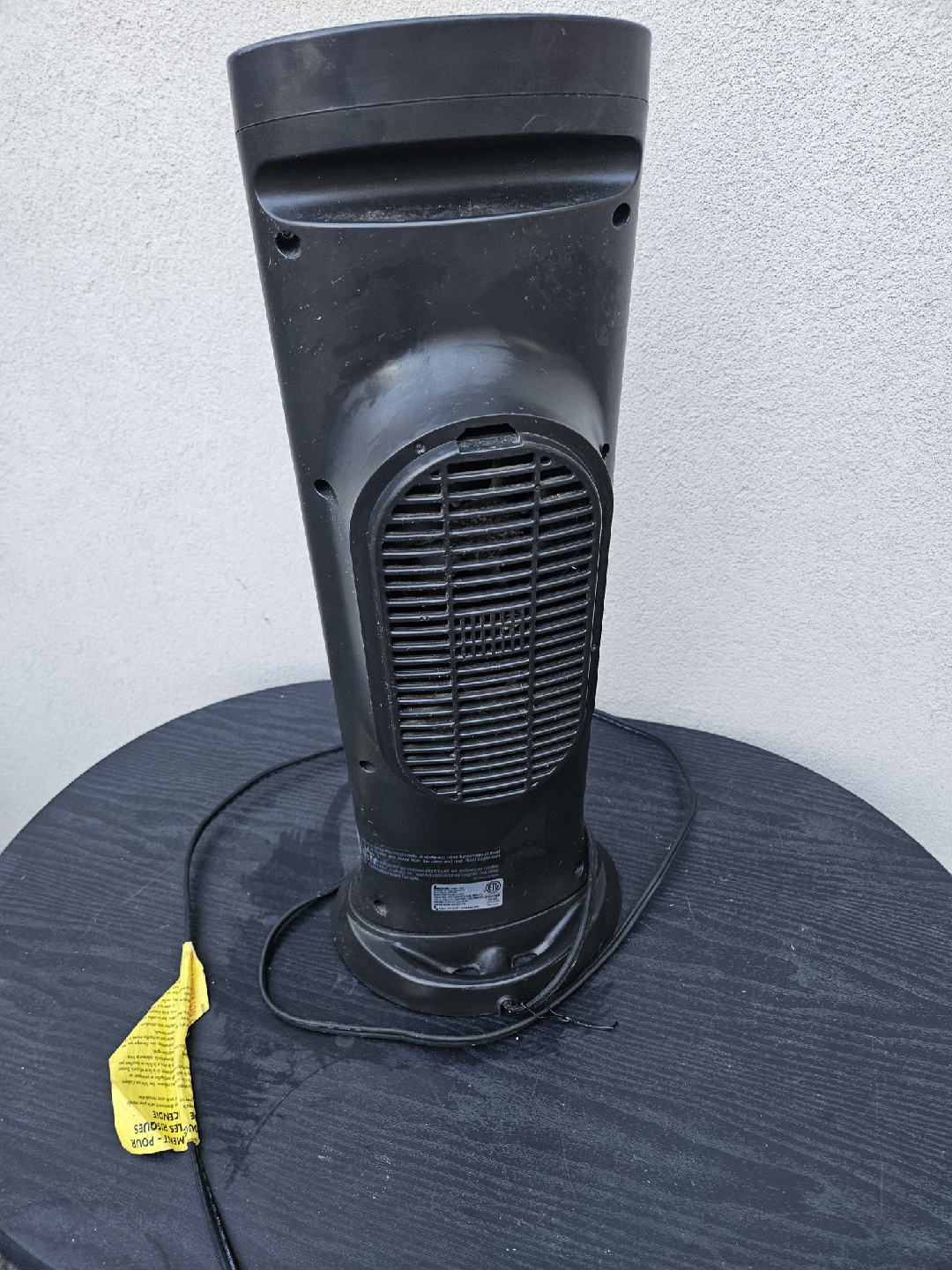 Honeywell Black Tower Heater - photo 3