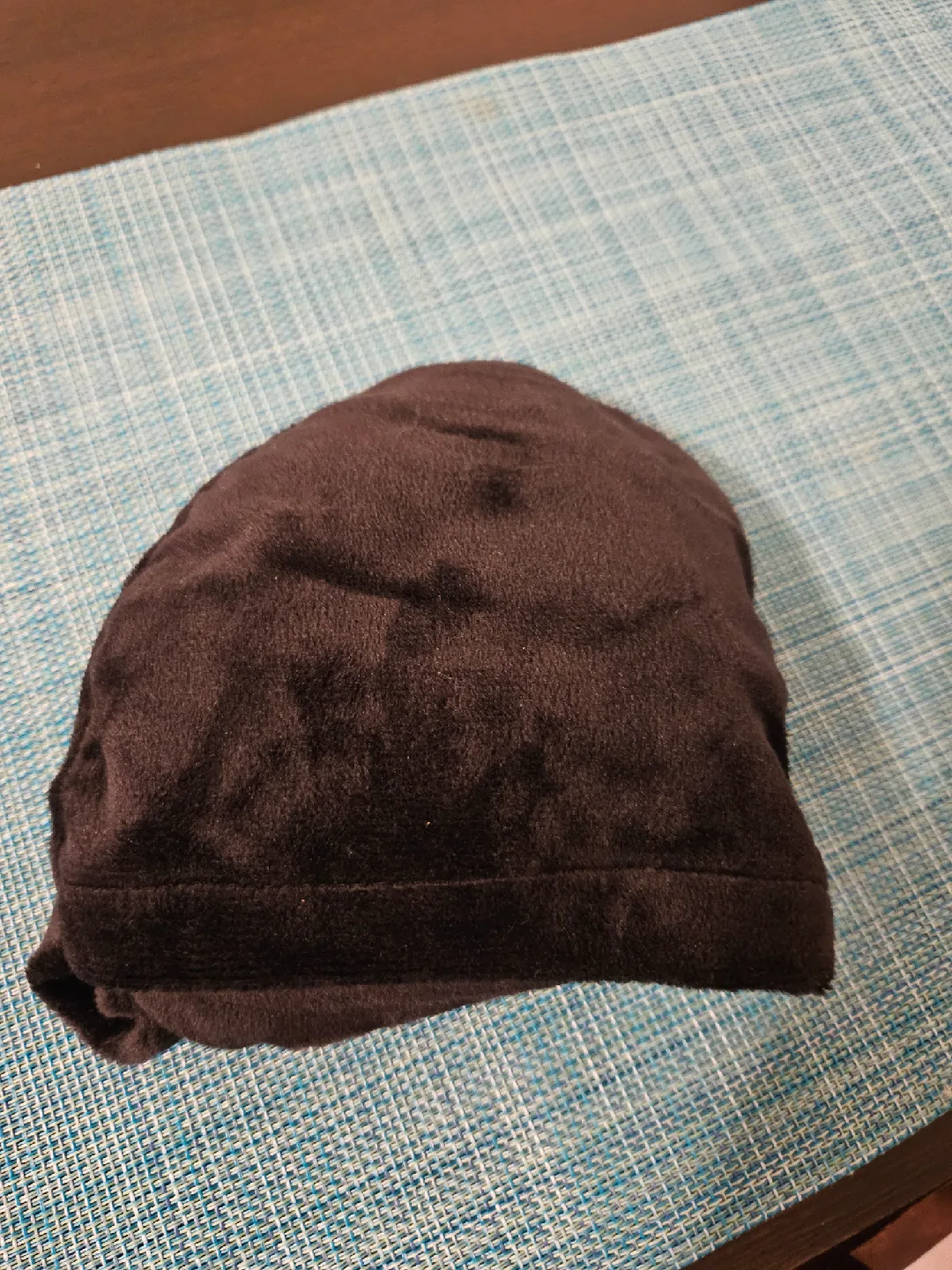 Black Inflatable Travel Neck Pillow