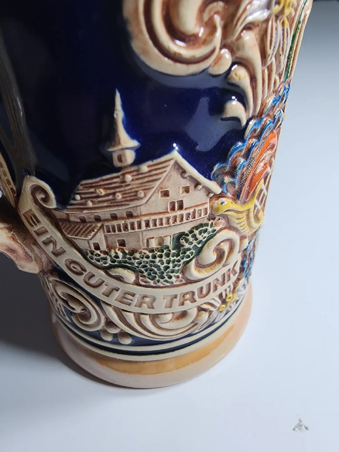 Vintage German Beer Stein Mug image indicator(8)