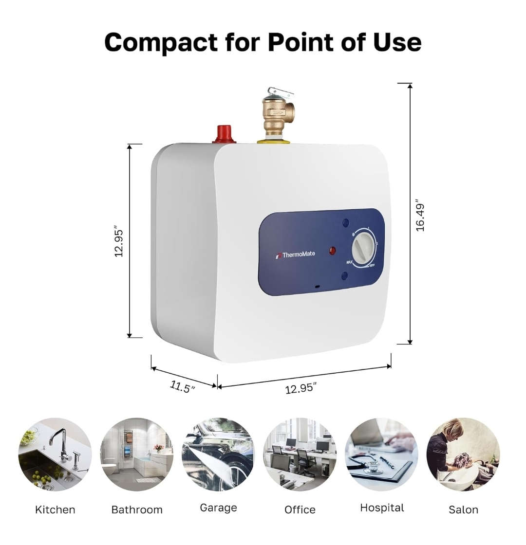 ThermoMate Electric Mini Tank Water Heater