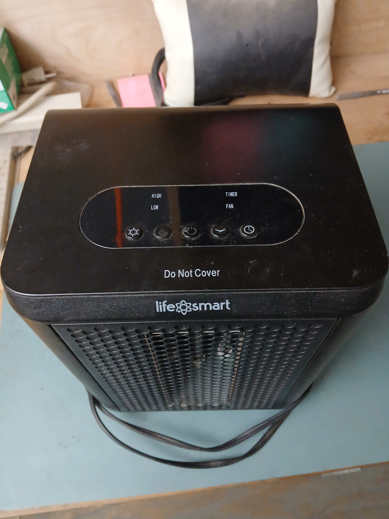 LifeSmart Infrared Space Heater - Black - photo 2