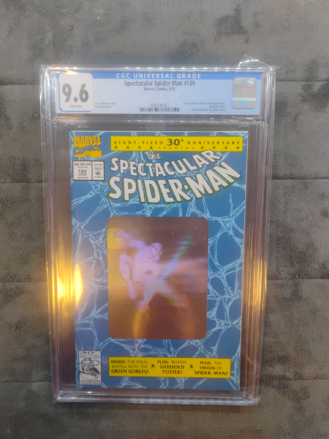 Spider-Man 30th anniversary hologram collection.4 BOOKS