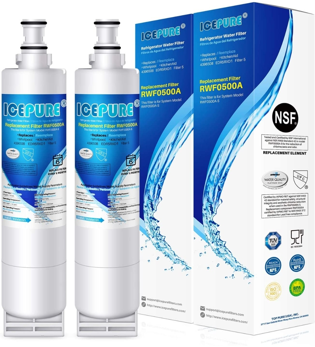🥕ICEPURE RWF0500A Refrigerator Water Filter