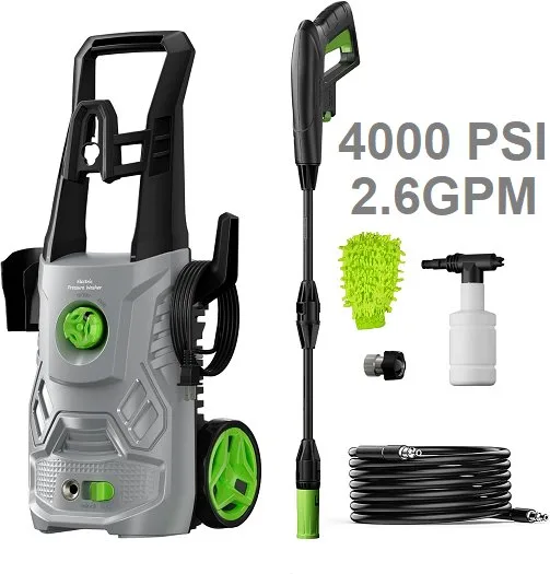 Pressure Washer, 4000PSI 2.6 GPM Max Power Washer with Foam Cann thumbnail