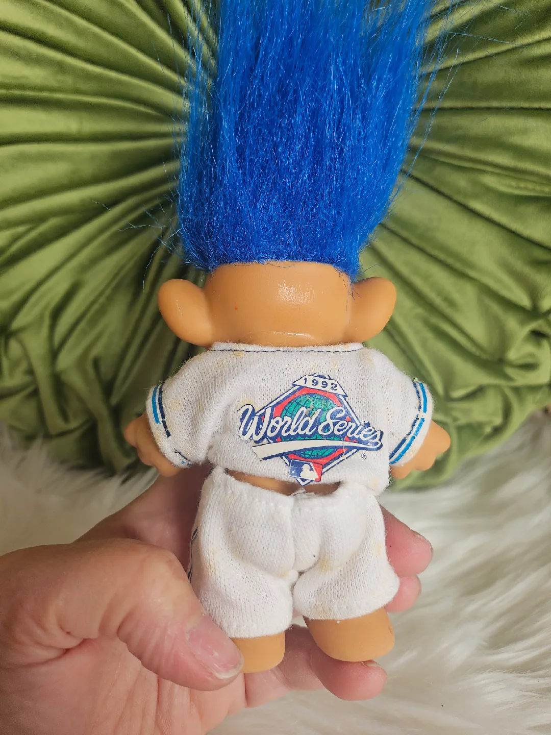 Vintage 1992 World Series Toronto Blue Jays Troll Doll image indicator(4)