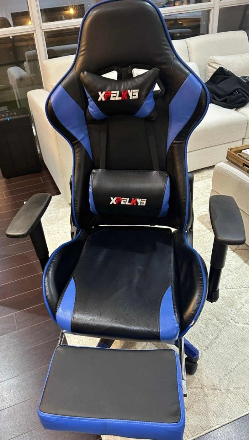 Gaming Chair - Blue & Black - photo 2