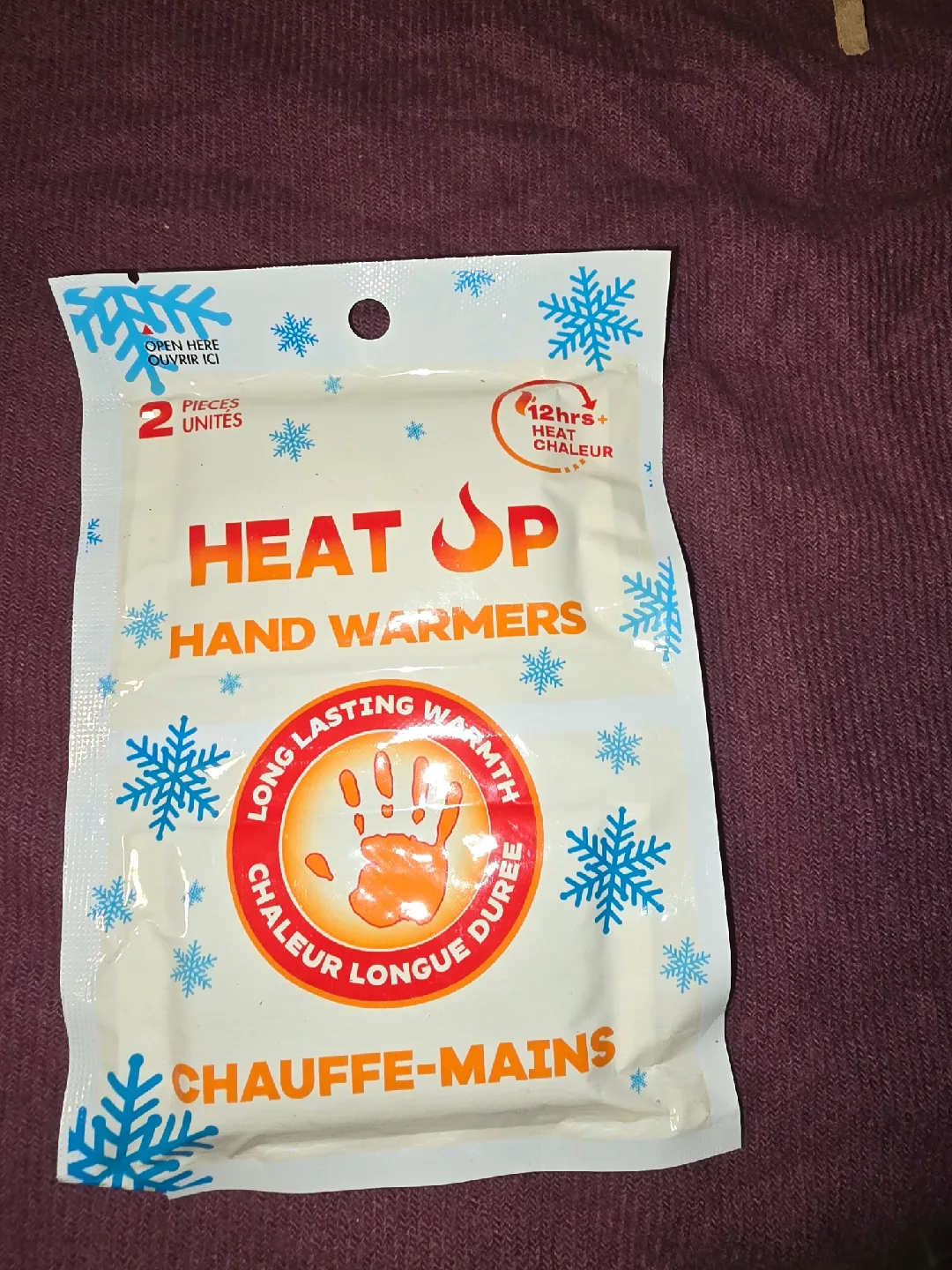 Heat Up Hand Warmers - 12hrs+ Heat image indicator(2)