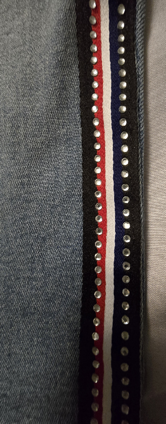 NEW! Girls Justice Jeans with Side Jewels! - Size 12 Youth - photo 2