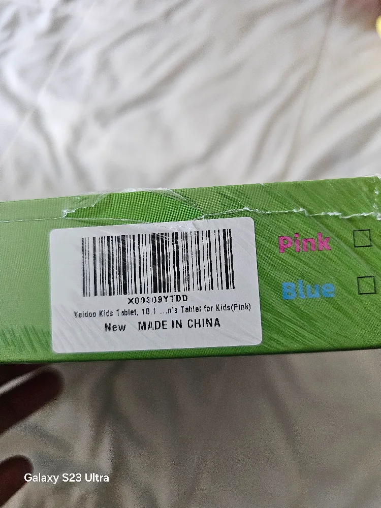 🥕New Veidoo Kids 10.1" Pink Tablet image indicator(5)
