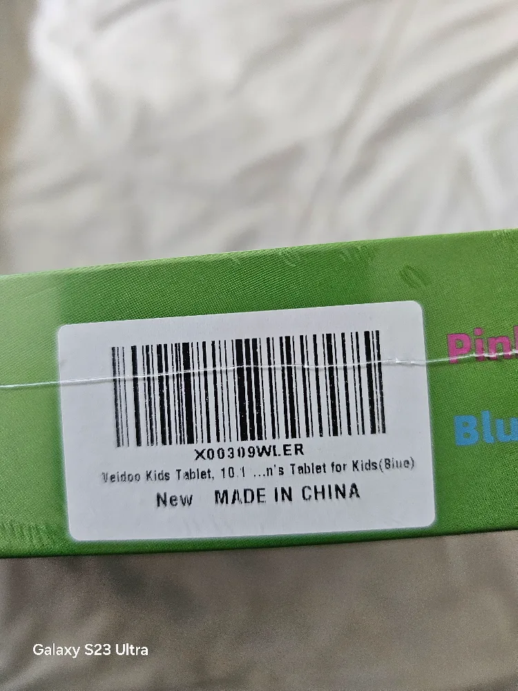 🥕New Veidoo Kids 10.1" Pink Tablet image indicator(6)