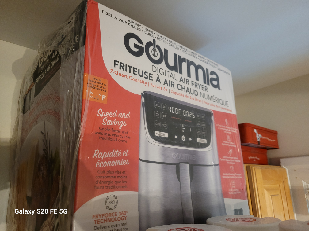 Gourmia 7-Quart Digital Air Fryer - Black