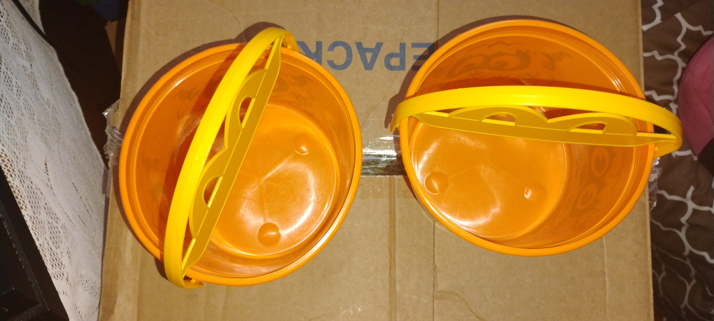 McDonald's 2024 Happy Meal Monster Boo Bucket Orange-Set of 2 - photo 2