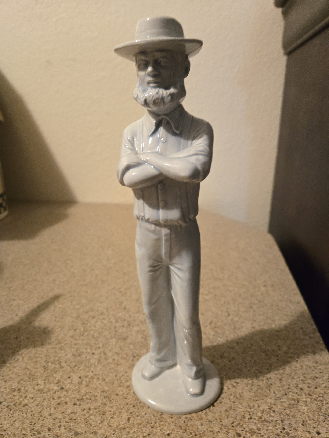 Porcelain Figurine of Man with Beard