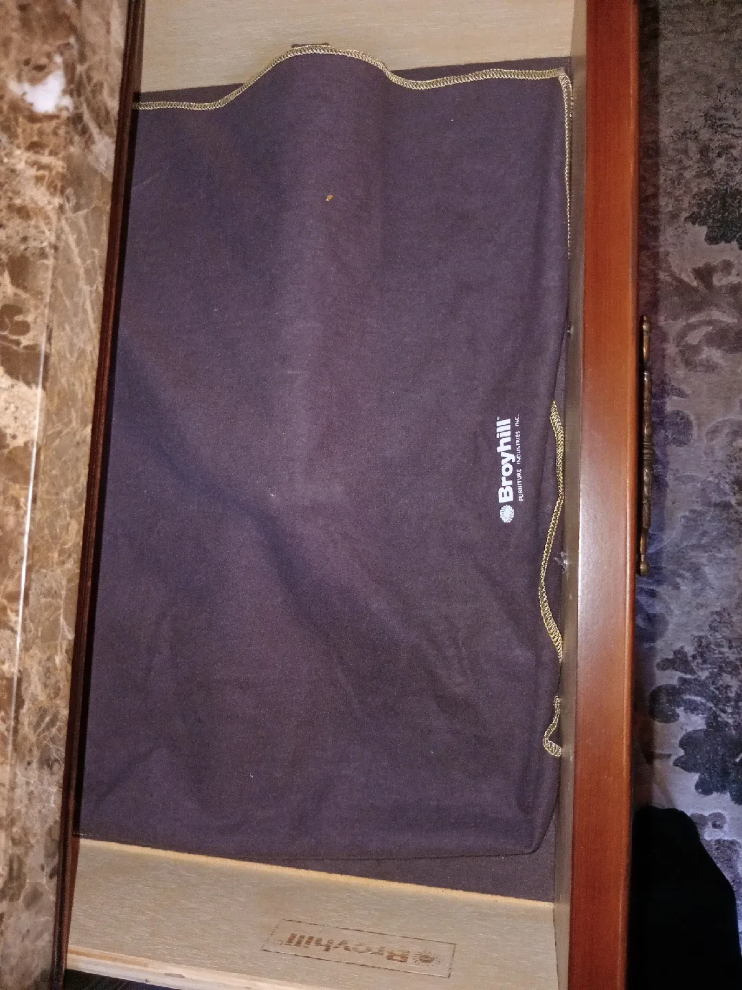 Broyhill Sideboard/Buffet with Marble Top image indicator(4)