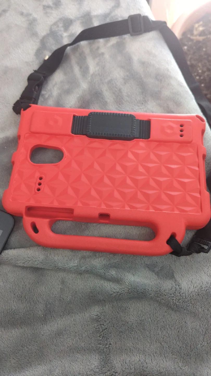 Samsung Tablet with Red Protective Case image indicator(2)