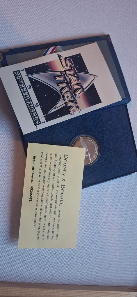 Star Trek 25th Anniversary USS Enterprise Limited Edition Coin image indicator(8)