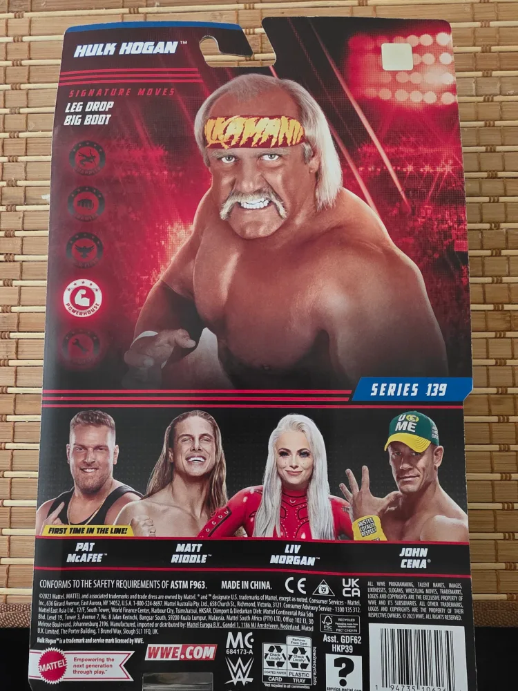 WWE Hulk Hogan Action Figure Series 139 image indicator(3)