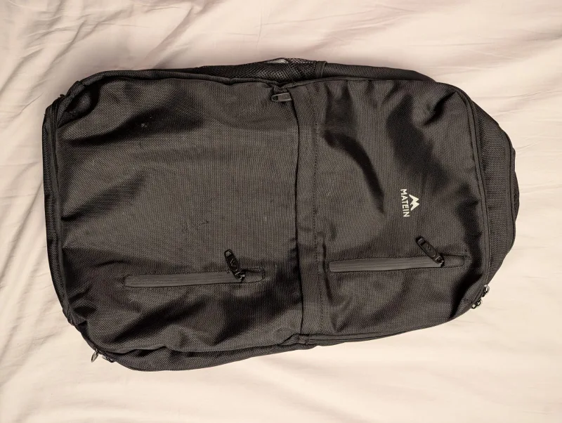Matein Black Backpack image indicator(3)