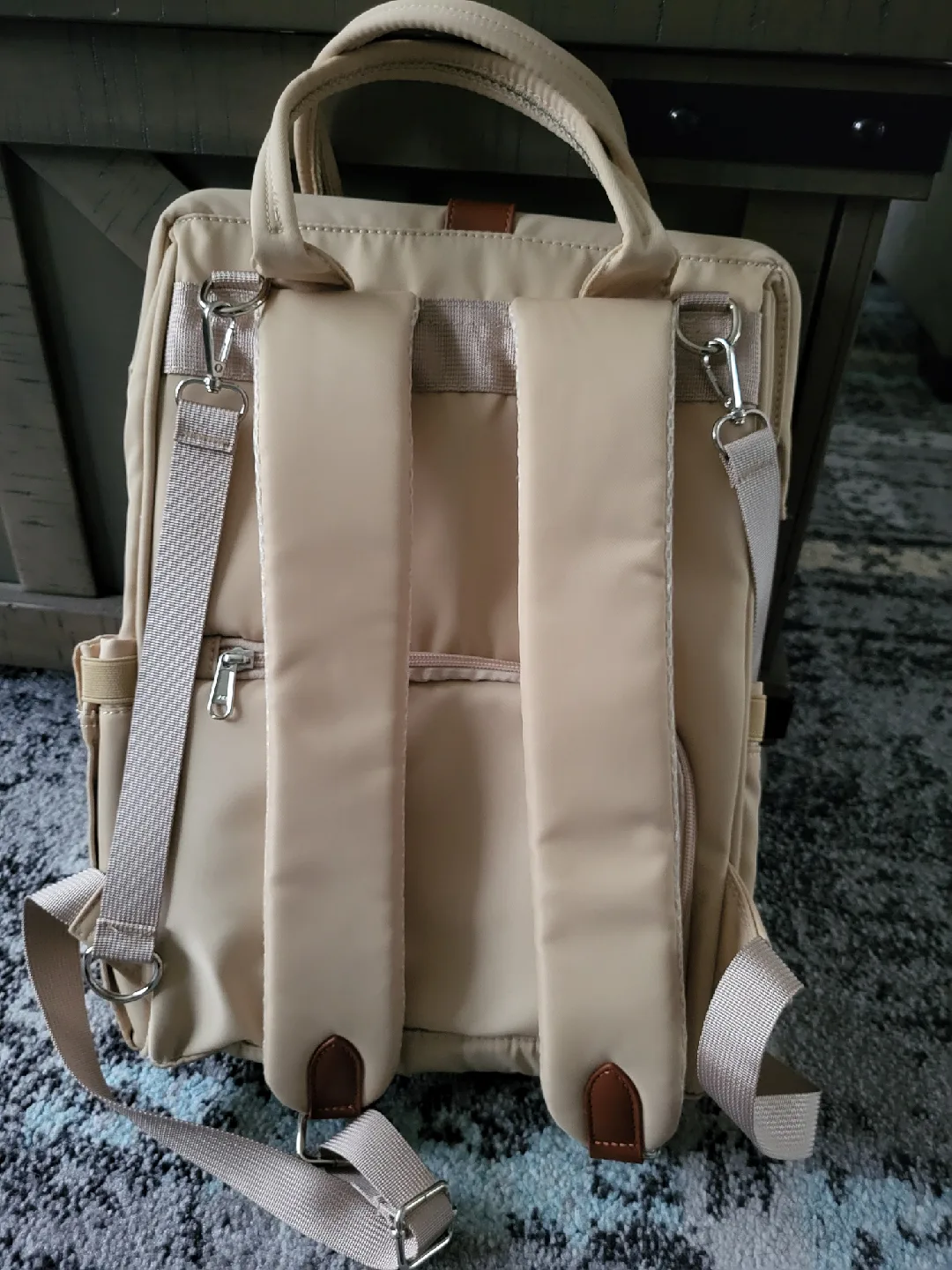 Fierte Diaper Backpack - Beige image indicator(3)