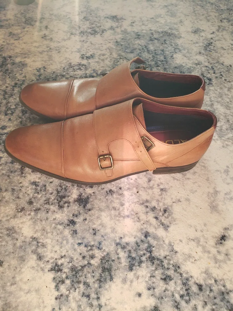 Aldo Monk Strap Dress Shoes, Size 10 image indicator(3)