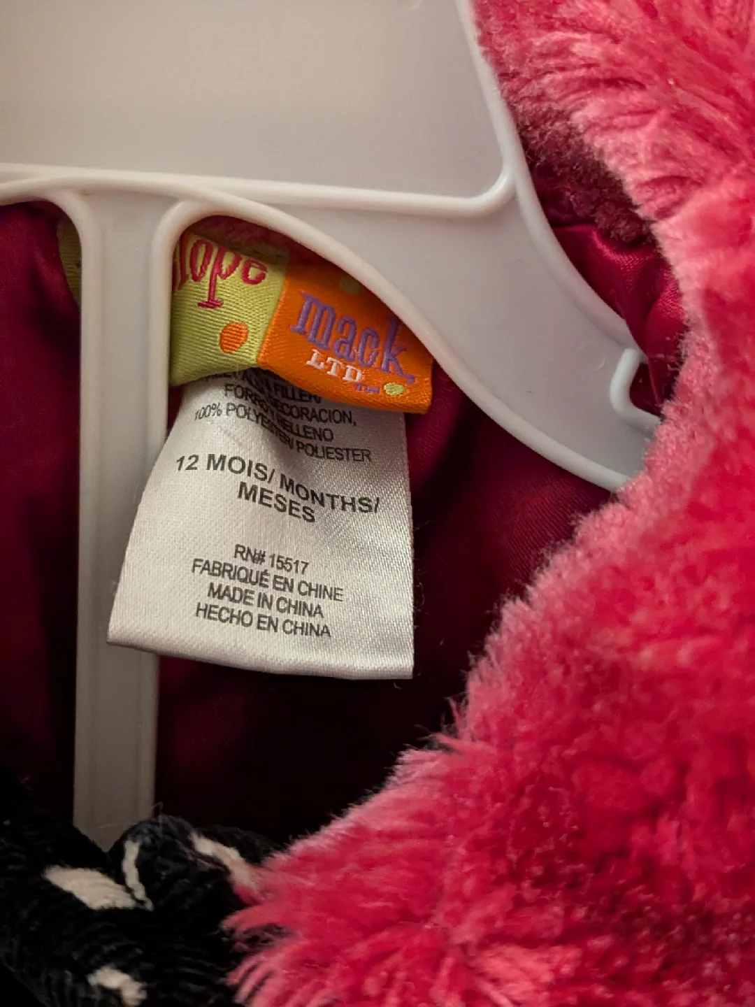 Tope Mack Black & White Polka Dot Coat - 12 Months image indicator(2)