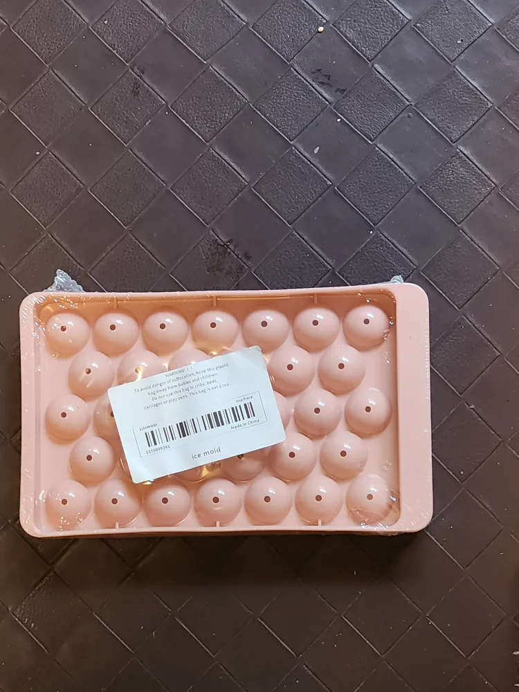 Pink Ice Ball Maker Mold - New image indicator(2)