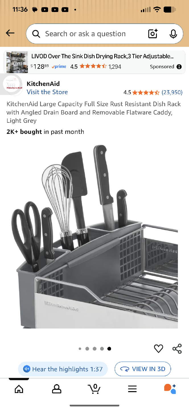 KitchenAid Dish Drying Rack - photo 3