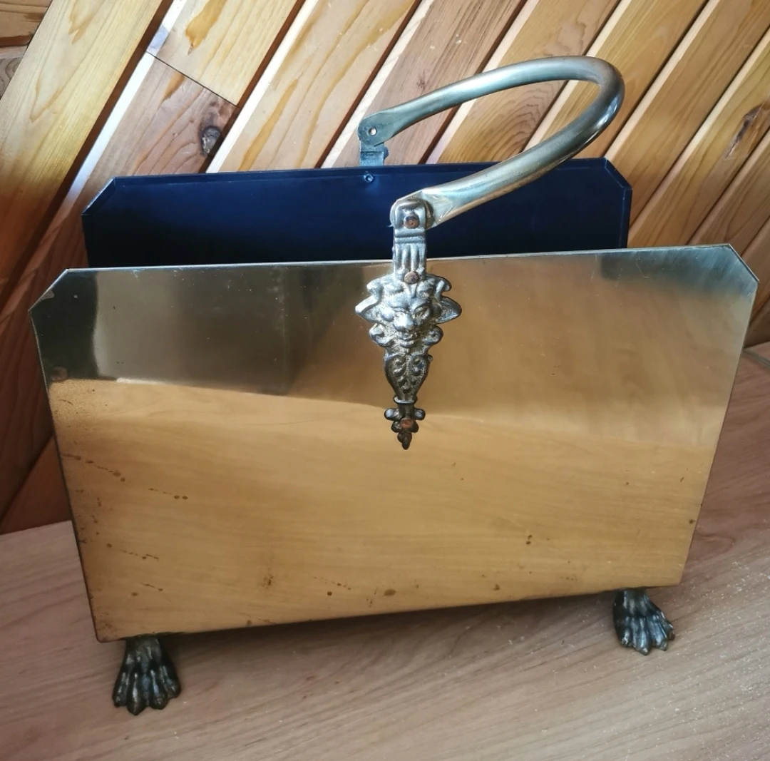 Vintage Brass Lion Rack - photo 2