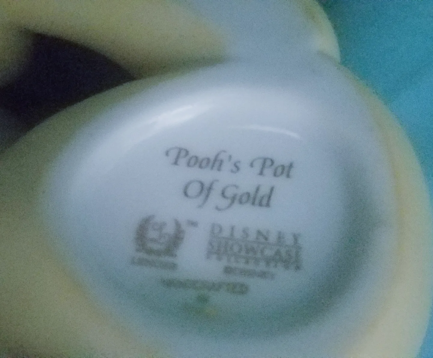 Disney Poohs Pot of Gold Piggy Bank  Excellent Condition image indicator(7)